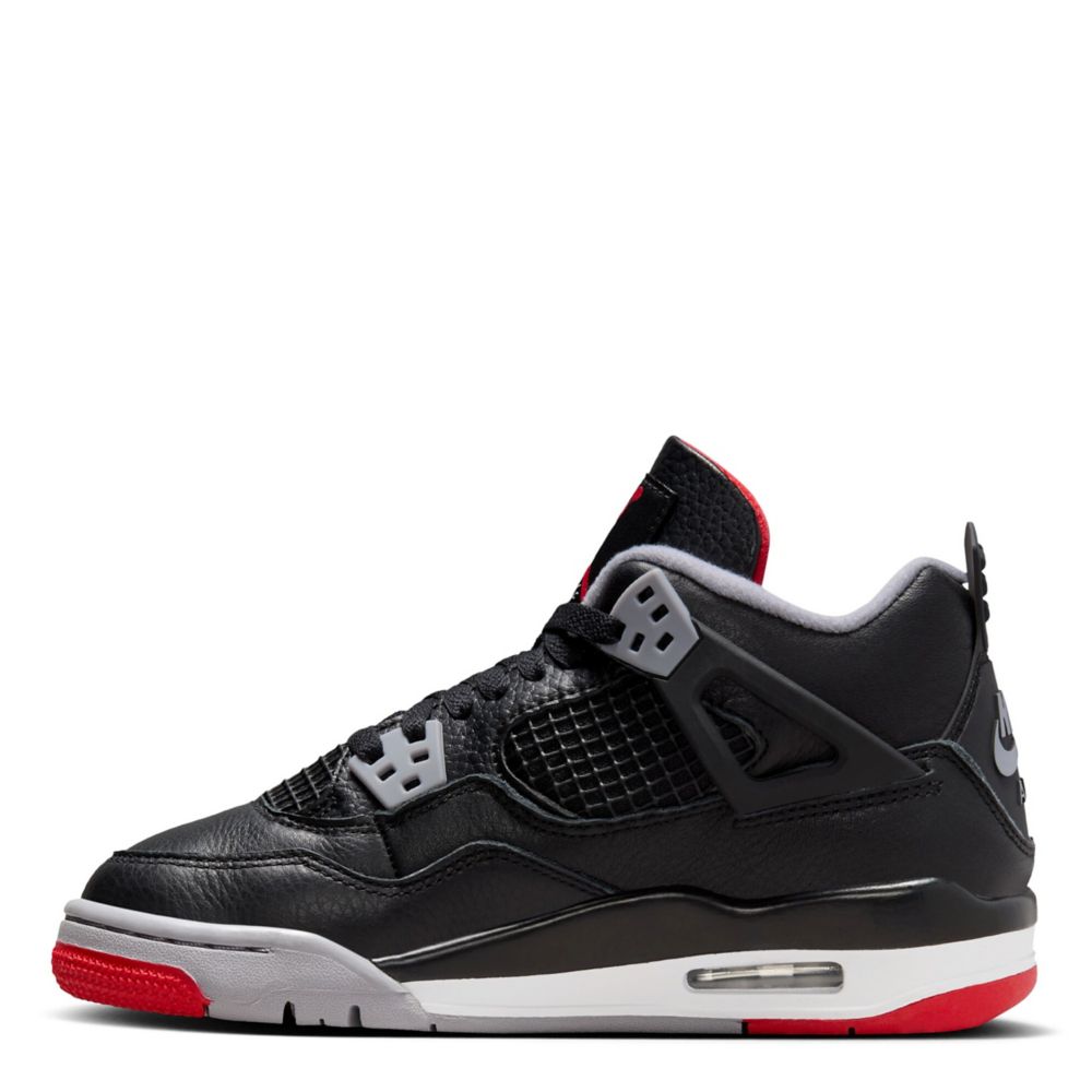 Jordan Air Jordan 4 Retro "Bred Reimagined" Big Kid Boys' Sneaker Left Side