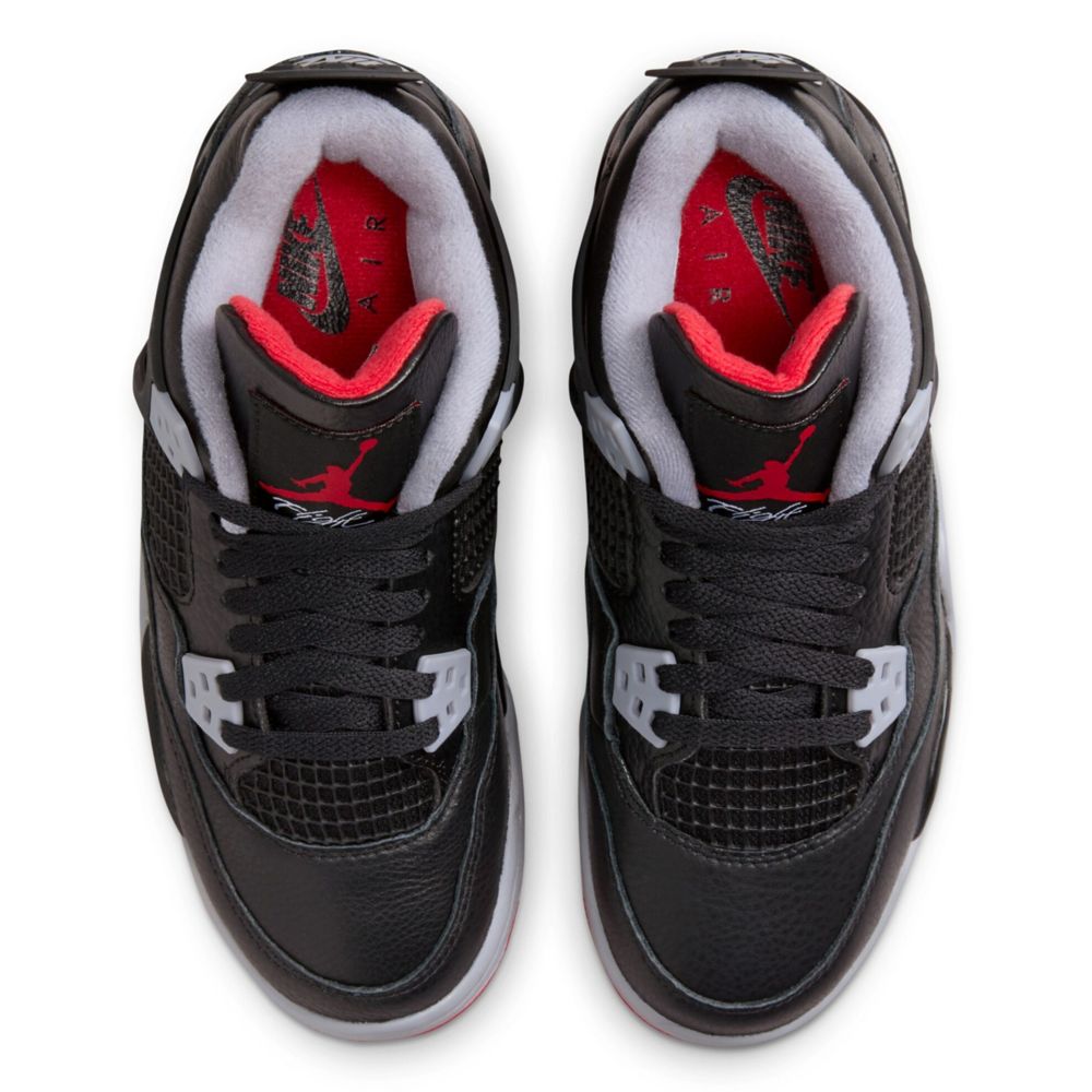 Jordan Air Jordan 4 Retro "Bred Reimagined" Big Kid Boys' Sneaker Top