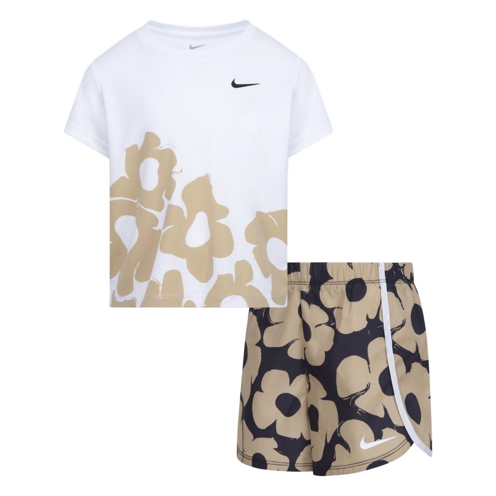 Nike Drifit Floral Sprinter Short (Little Kid)