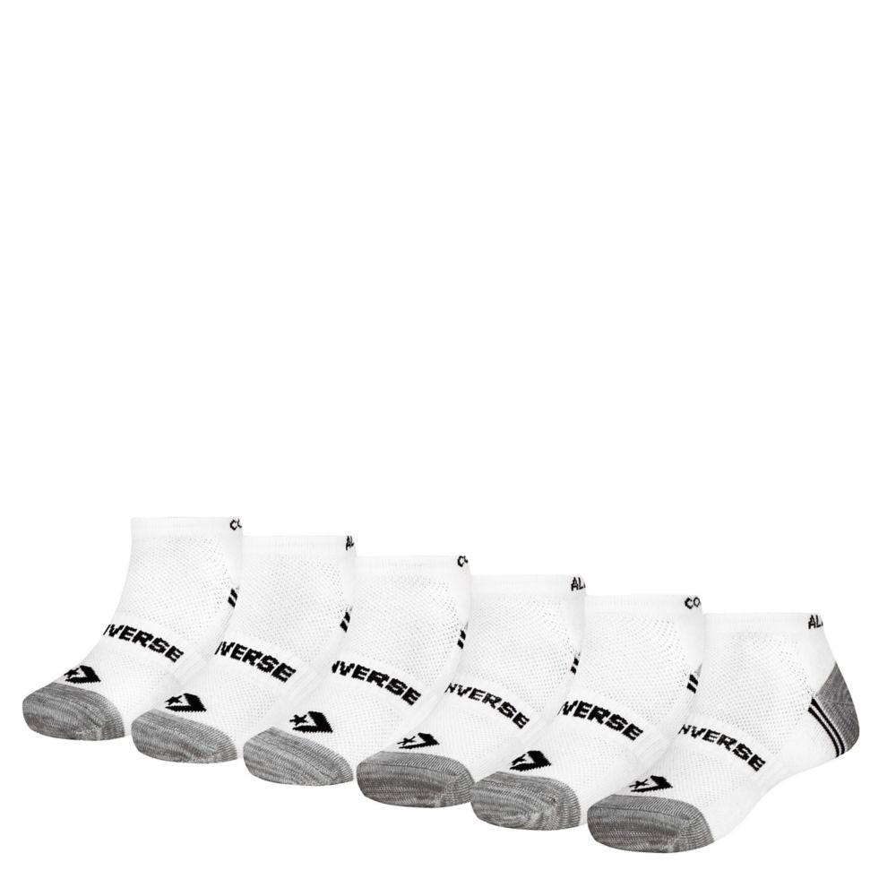 Converse 6 Pack No Show Socks