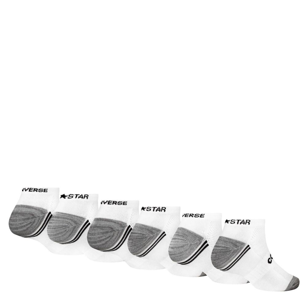 Converse 6 Pack No Show Socks