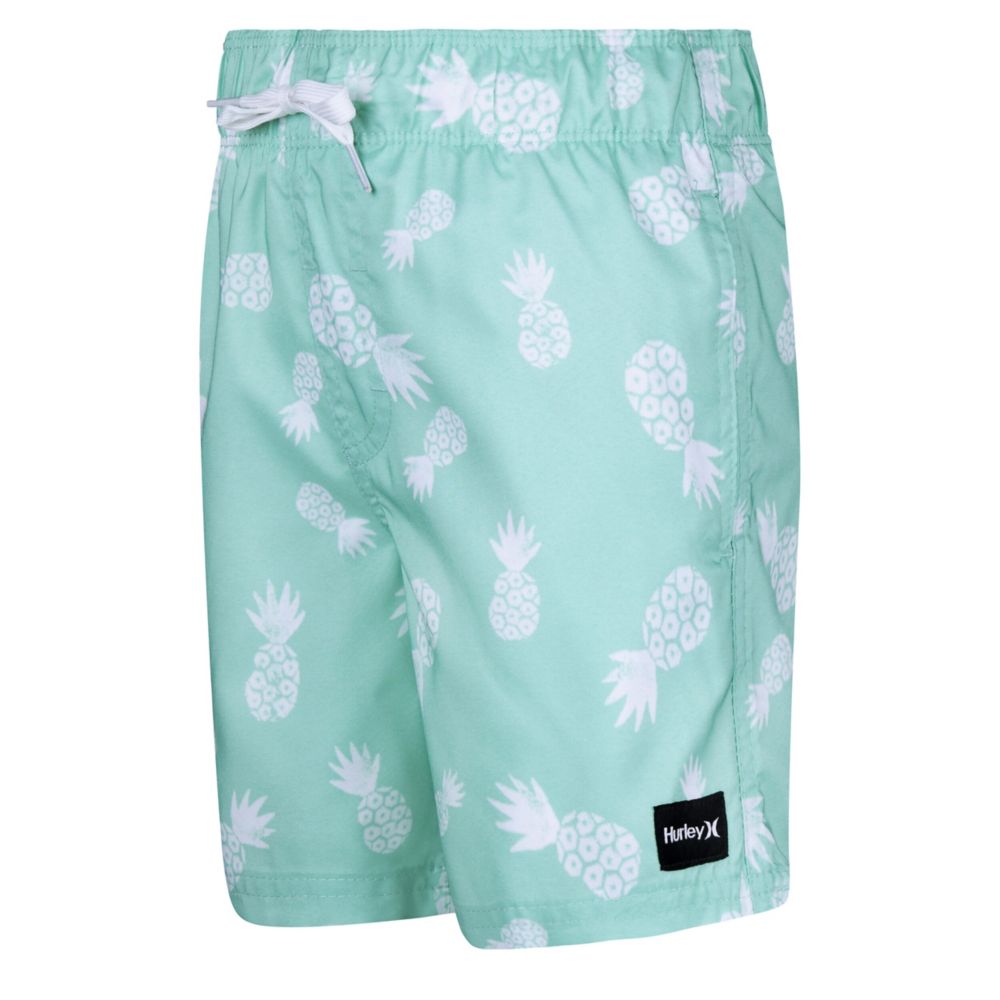 Pineapple Pool Party Pull-On Shorts (Little Kid)