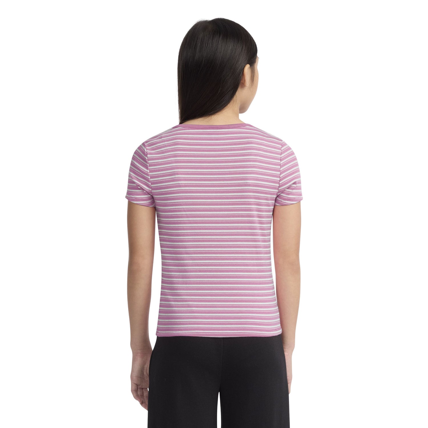 Striped Baby Tee (Big Kid)