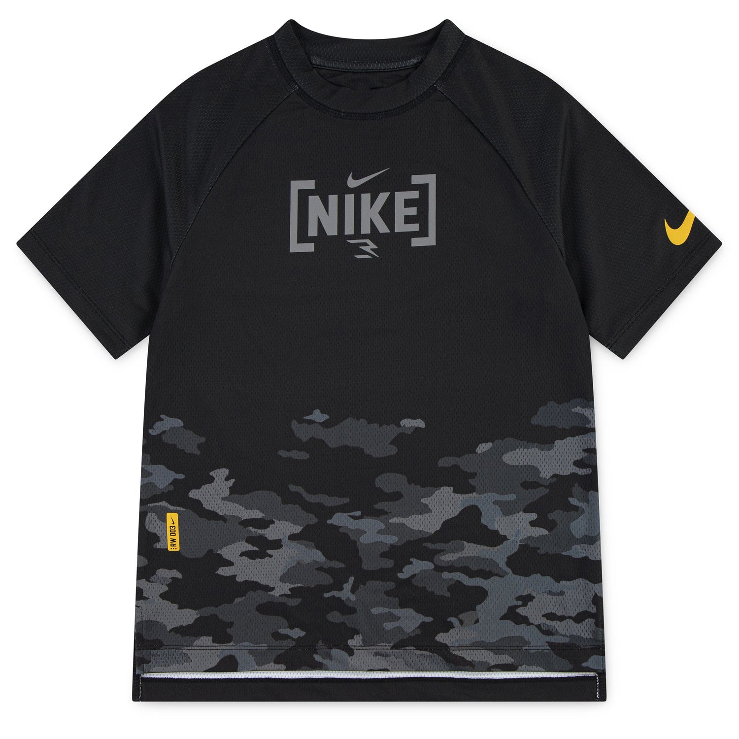 Mesh Camo Panel Tee (Big Kid)