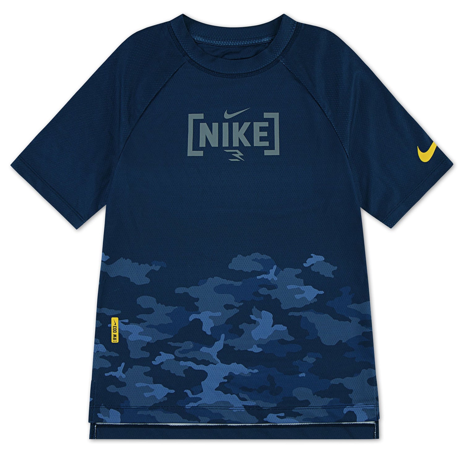 Mesh Camo Panel Tee (Big Kid)