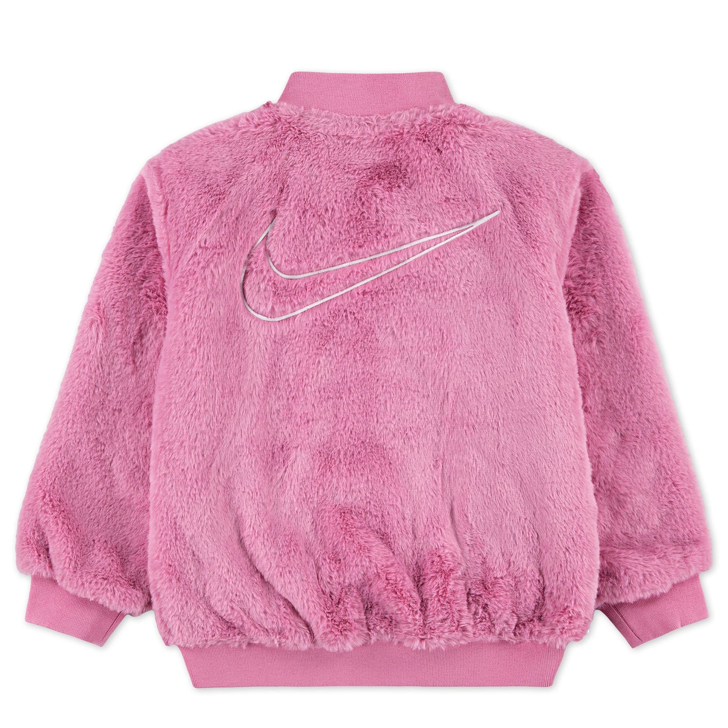 Faux Fur Bomber Jacket (Little Kid)