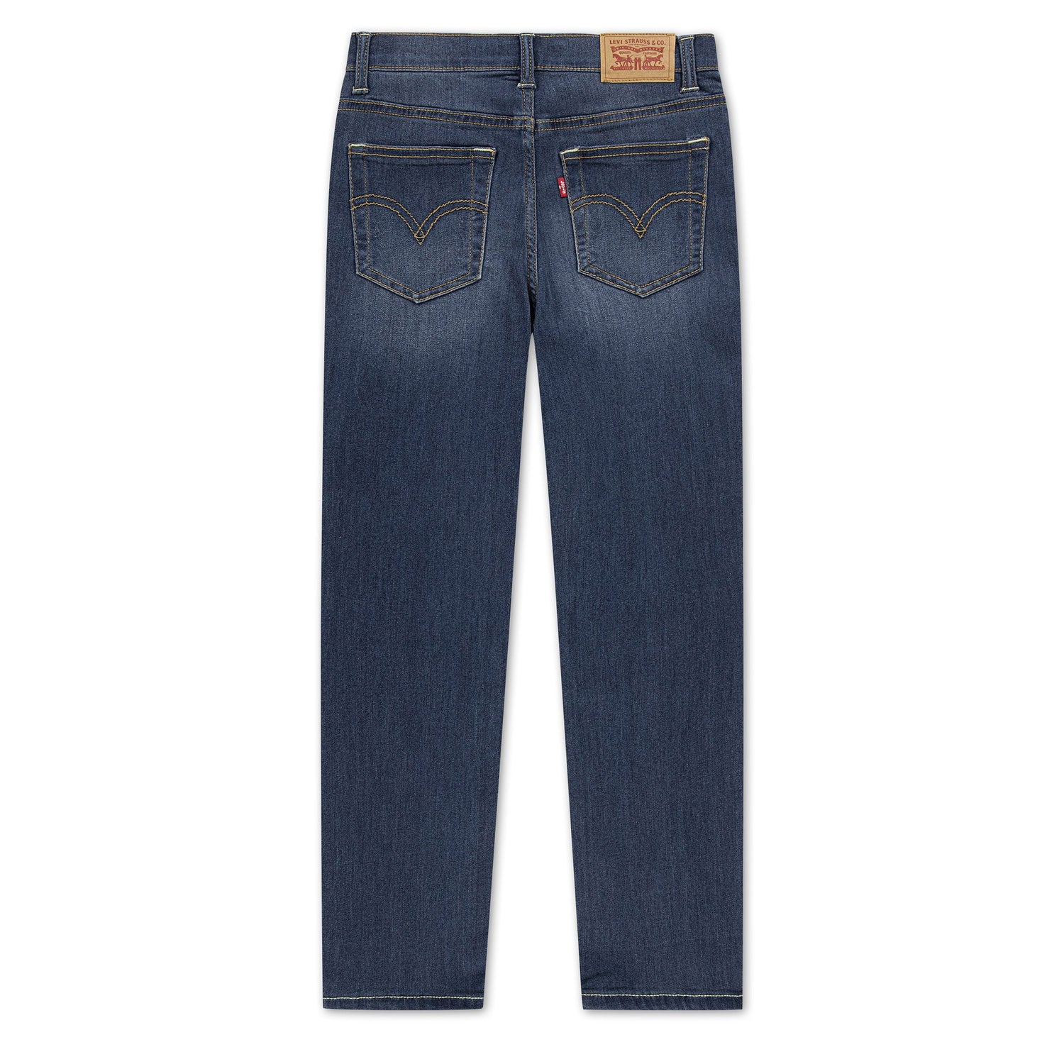 High Rise Straight Leg Jean (Big Kid)