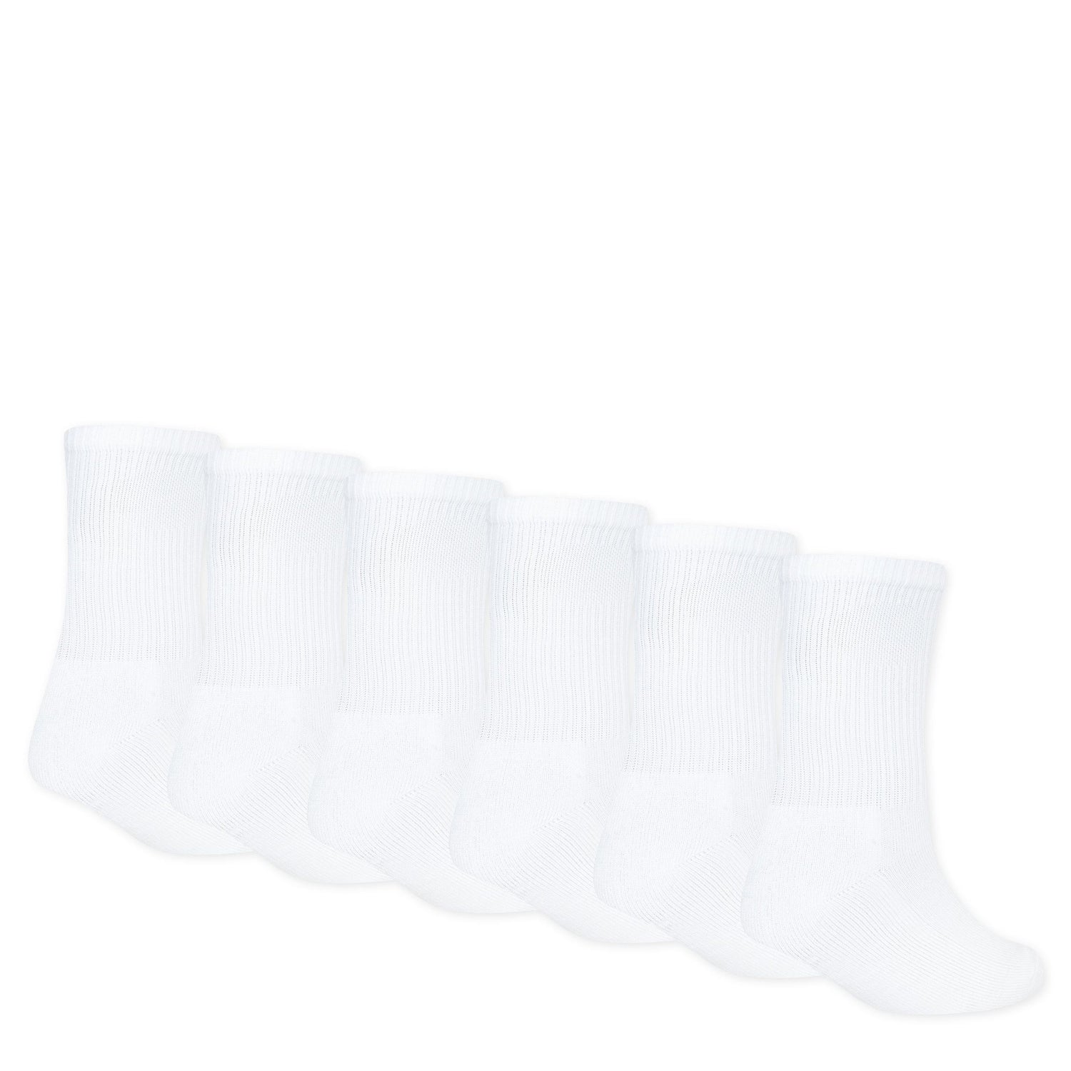 Everyday Essentials Crew Socks 6-Pack (5Y-7Y)