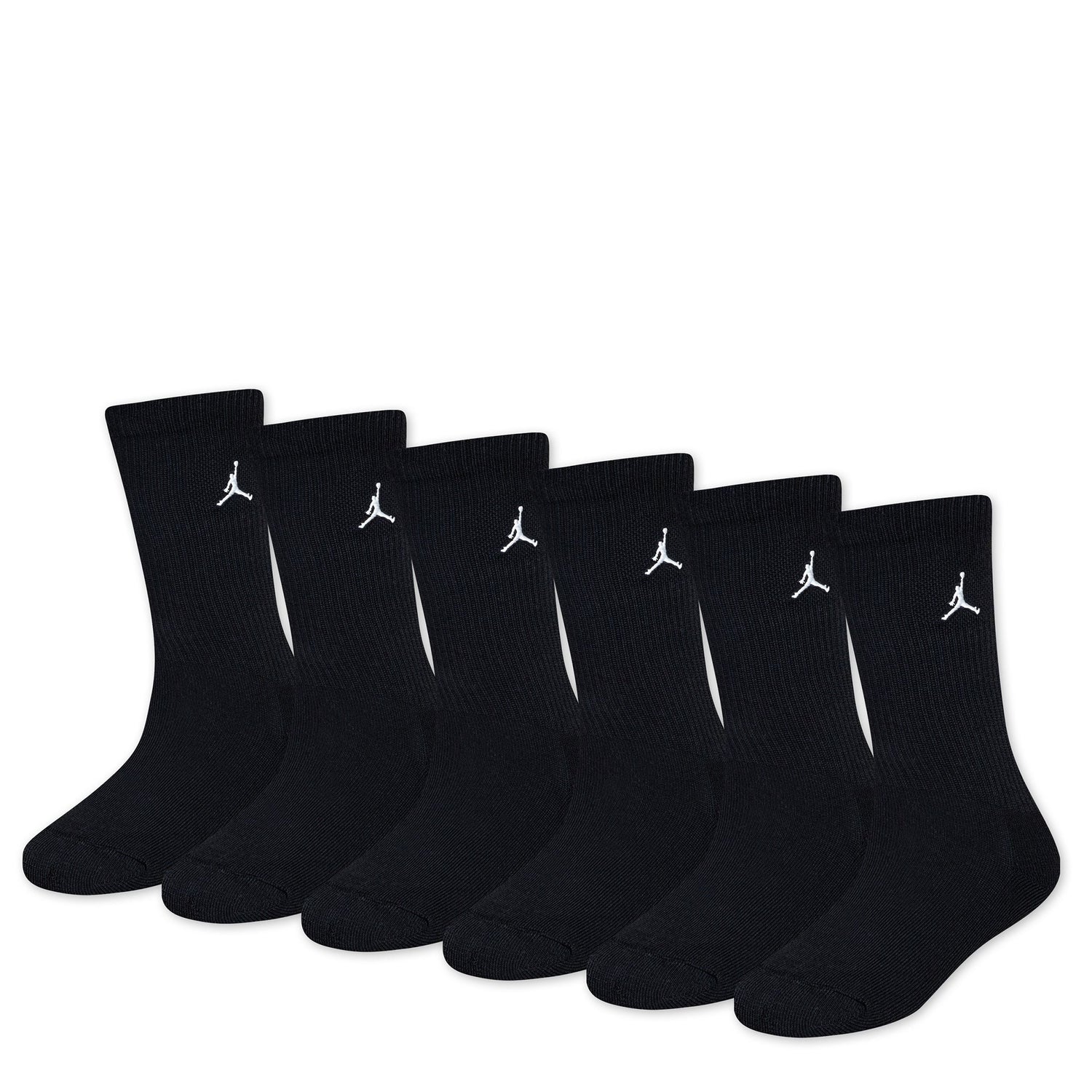Everyday Essentials Crew Socks 6-Pack (5Y-7Y)