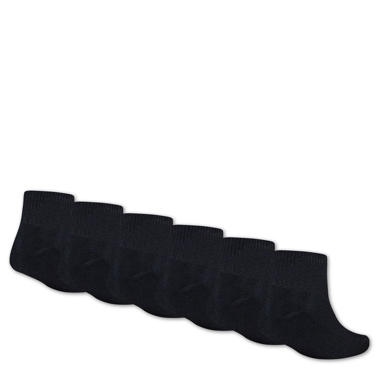 Everyday Essentials Ankle Socks 6-Pack (5Y-7Y)