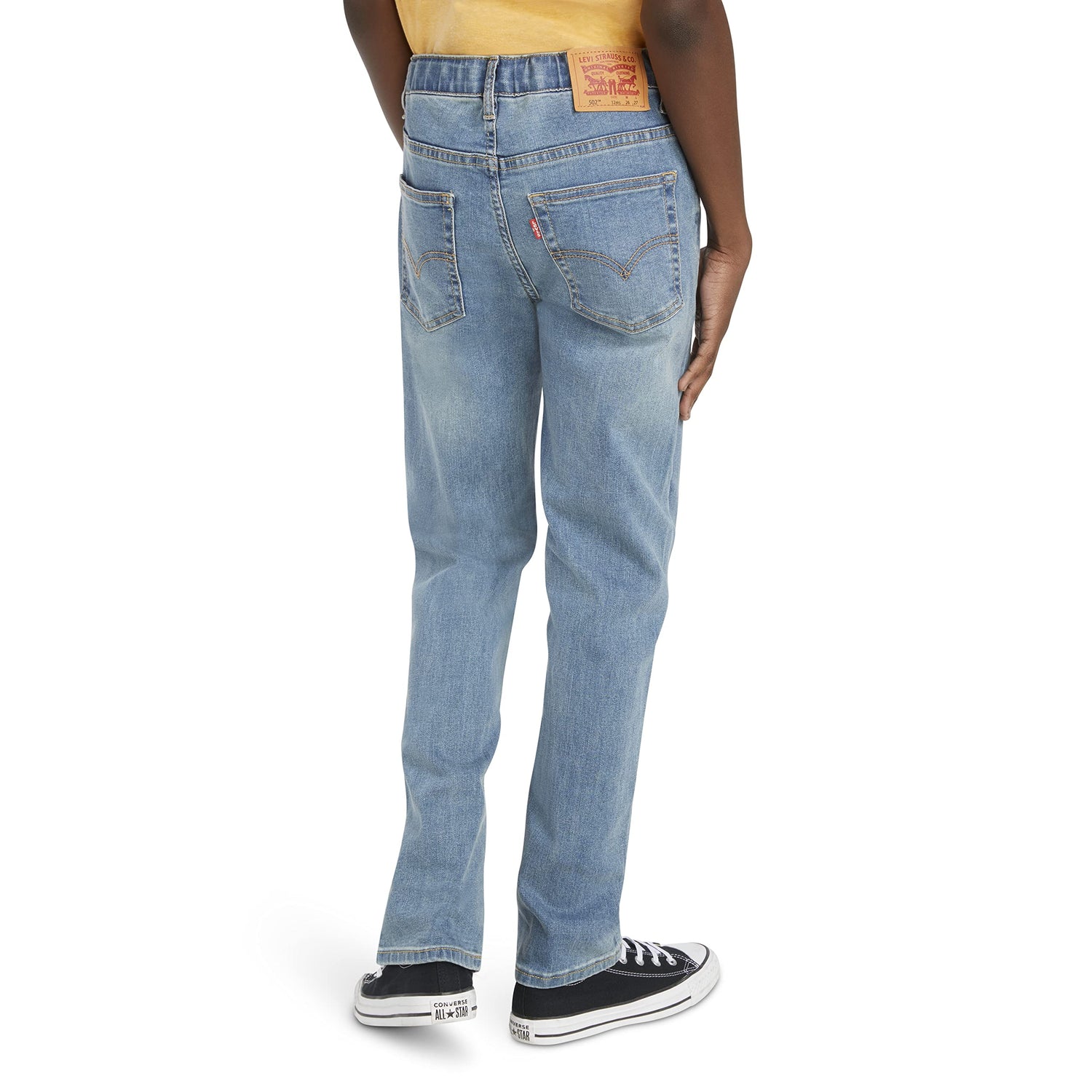 Image 3 of 502 Regular Taper Eco Performance Jeans (Big Kids)