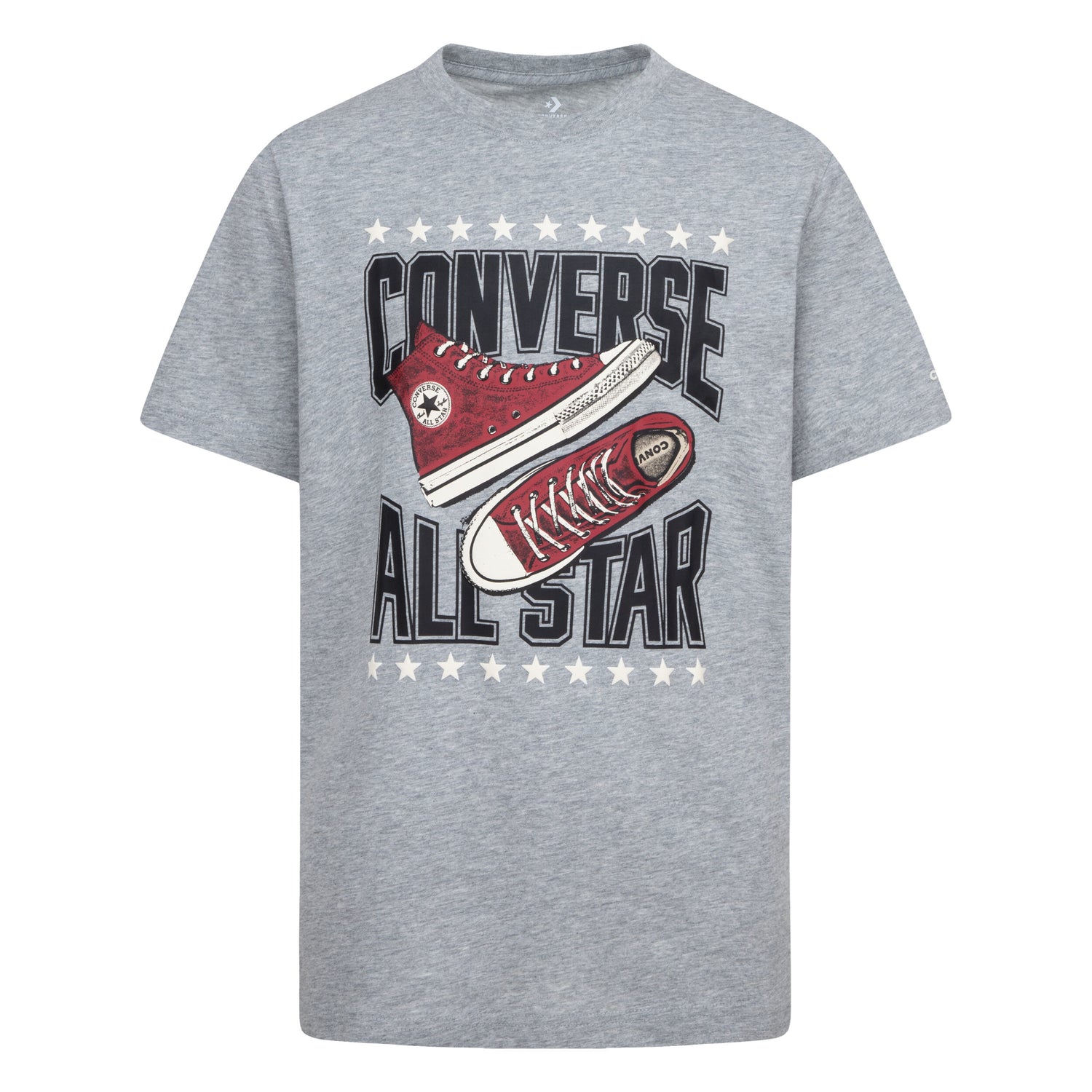 Arched Wordmark Sneaker Tee (Big Kid)