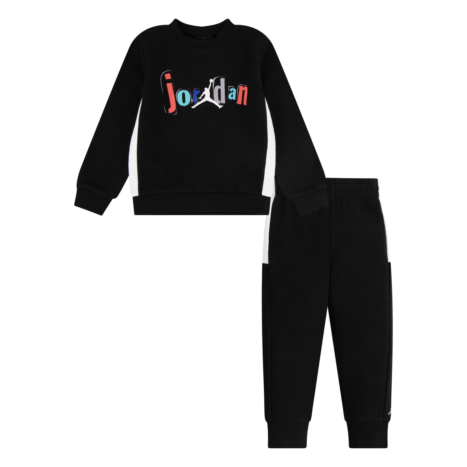Jumpman Team Blocked Crew Set (Toddler)