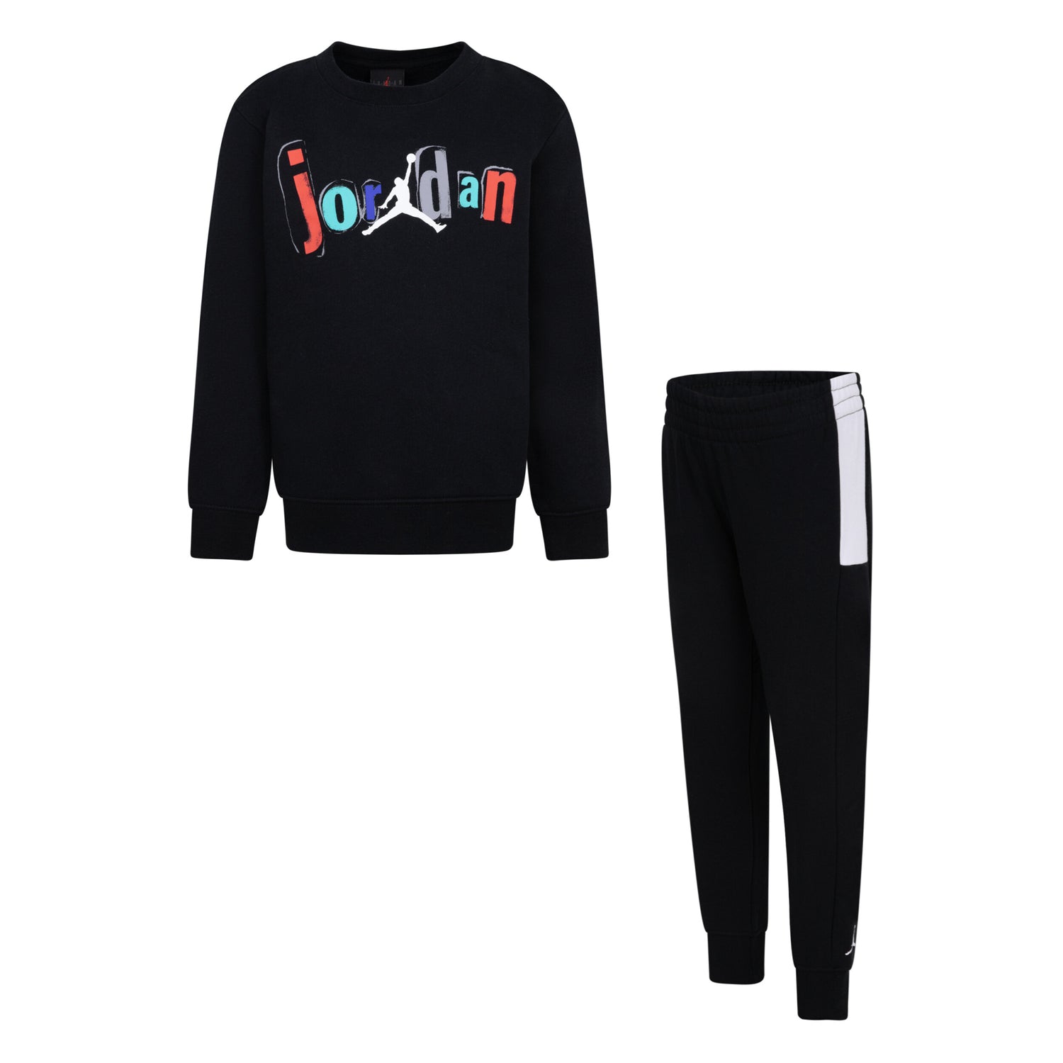 Jumpman Team Blocked Crew Set (Little Kid)