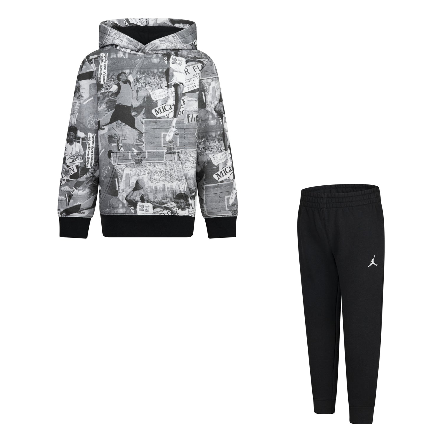 Mj Brooklyn Printed Fleece Set (Little Kid)