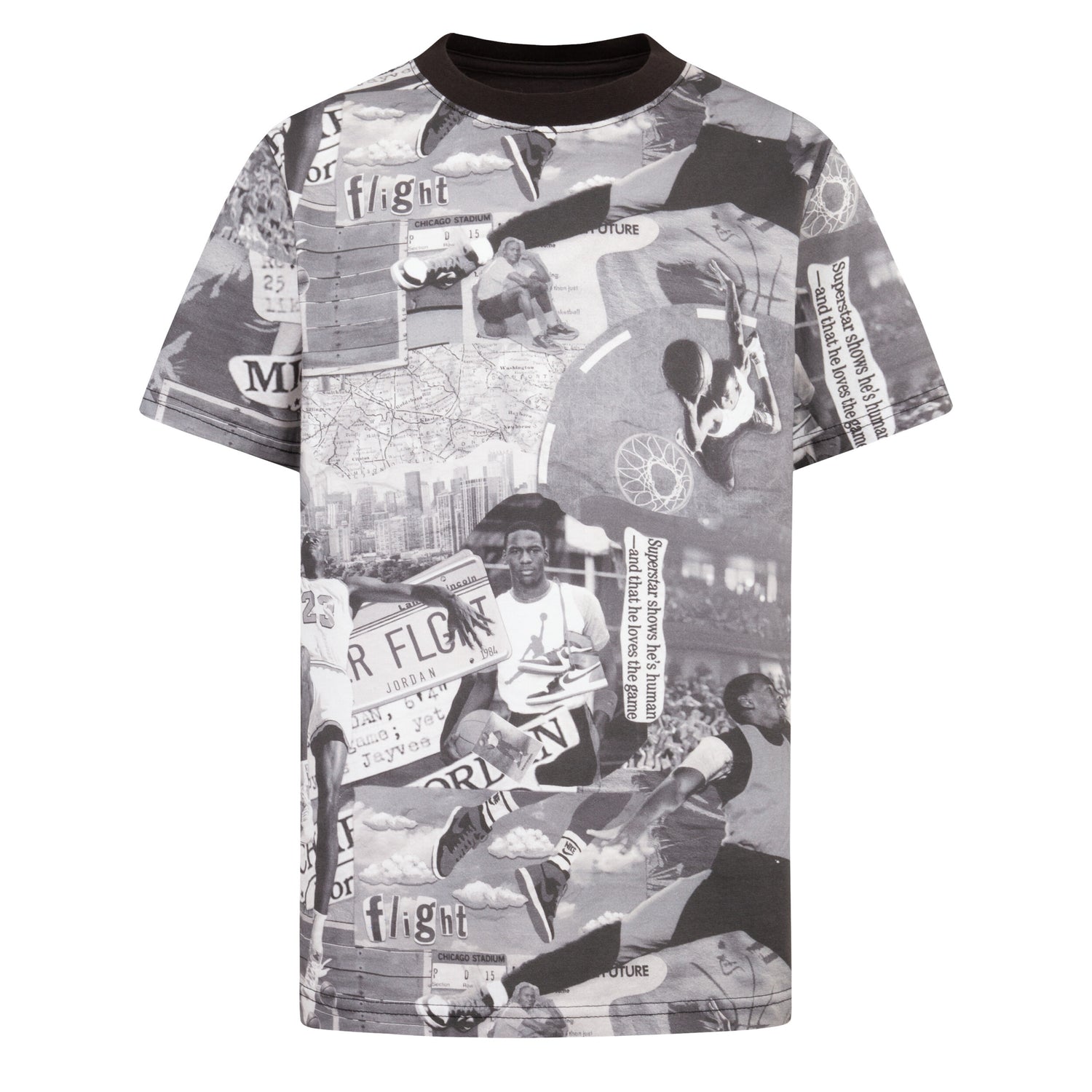 Mj Brooklyn Collage Tee (Big Kid)
