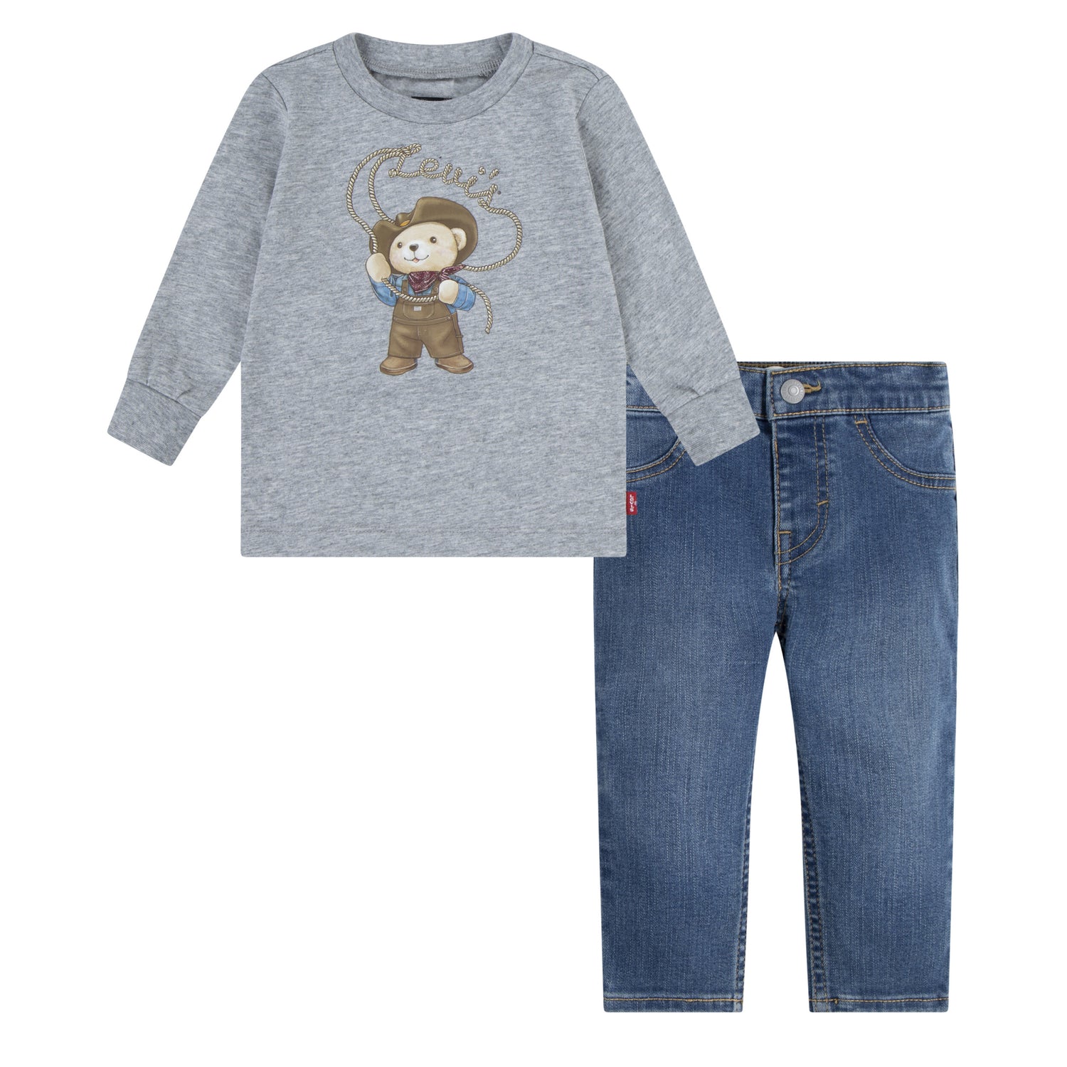 Cowboy Tee And Carpenter Pants Set (Infant)