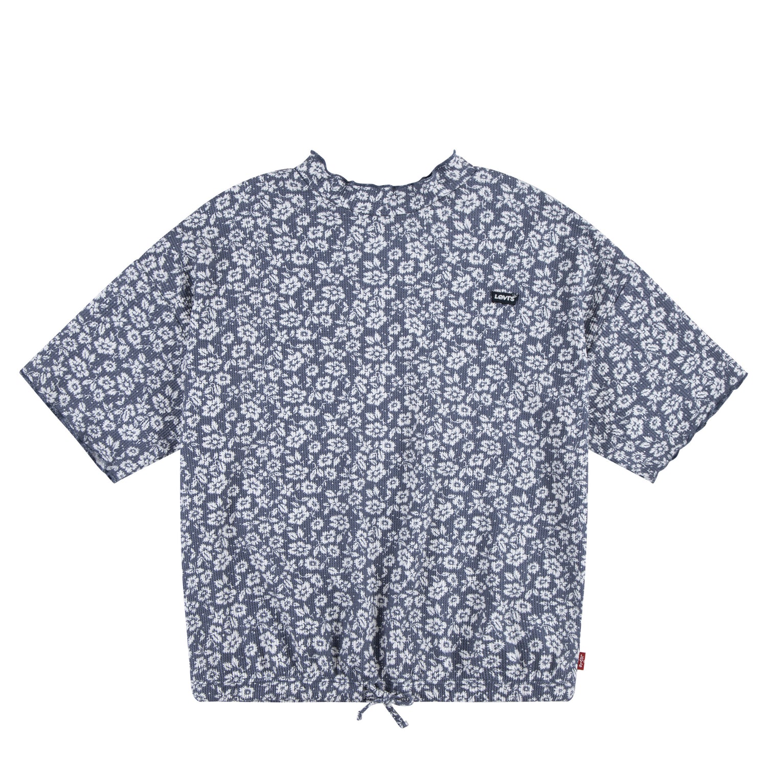 Waffle Floral Bubble Top (Little Kid)