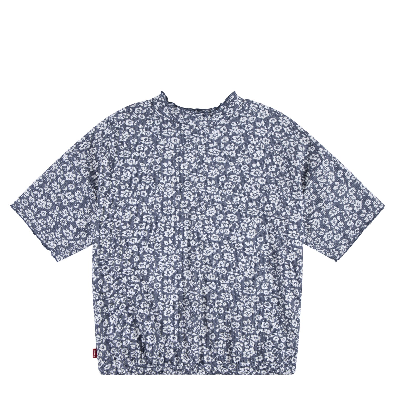 Waffle Floral Bubble Top (Little Kid)