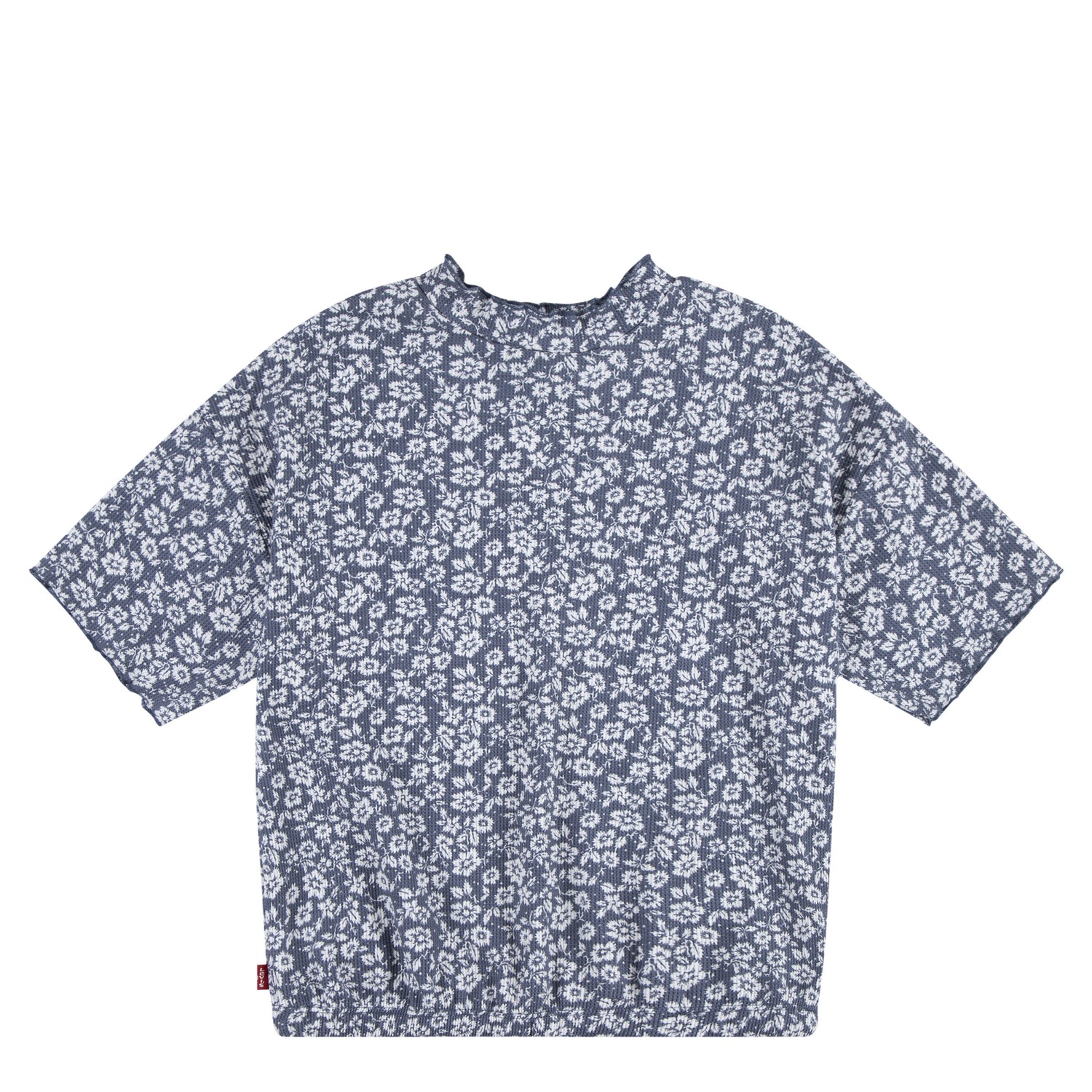 Waffle Floral Bubble Top (Big Kid)