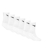 Mesh Cushioned Crew Sock 6 Pack Medium