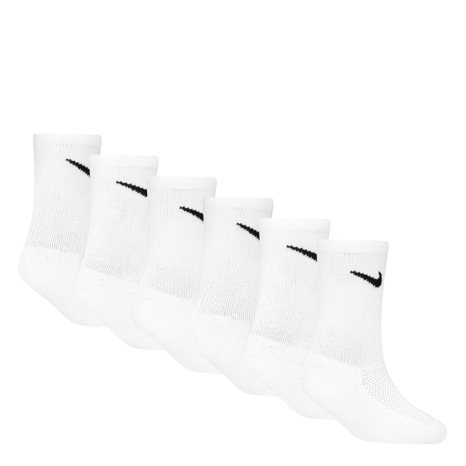 Mesh Cushioned Crew Sock 6 Pack Medium