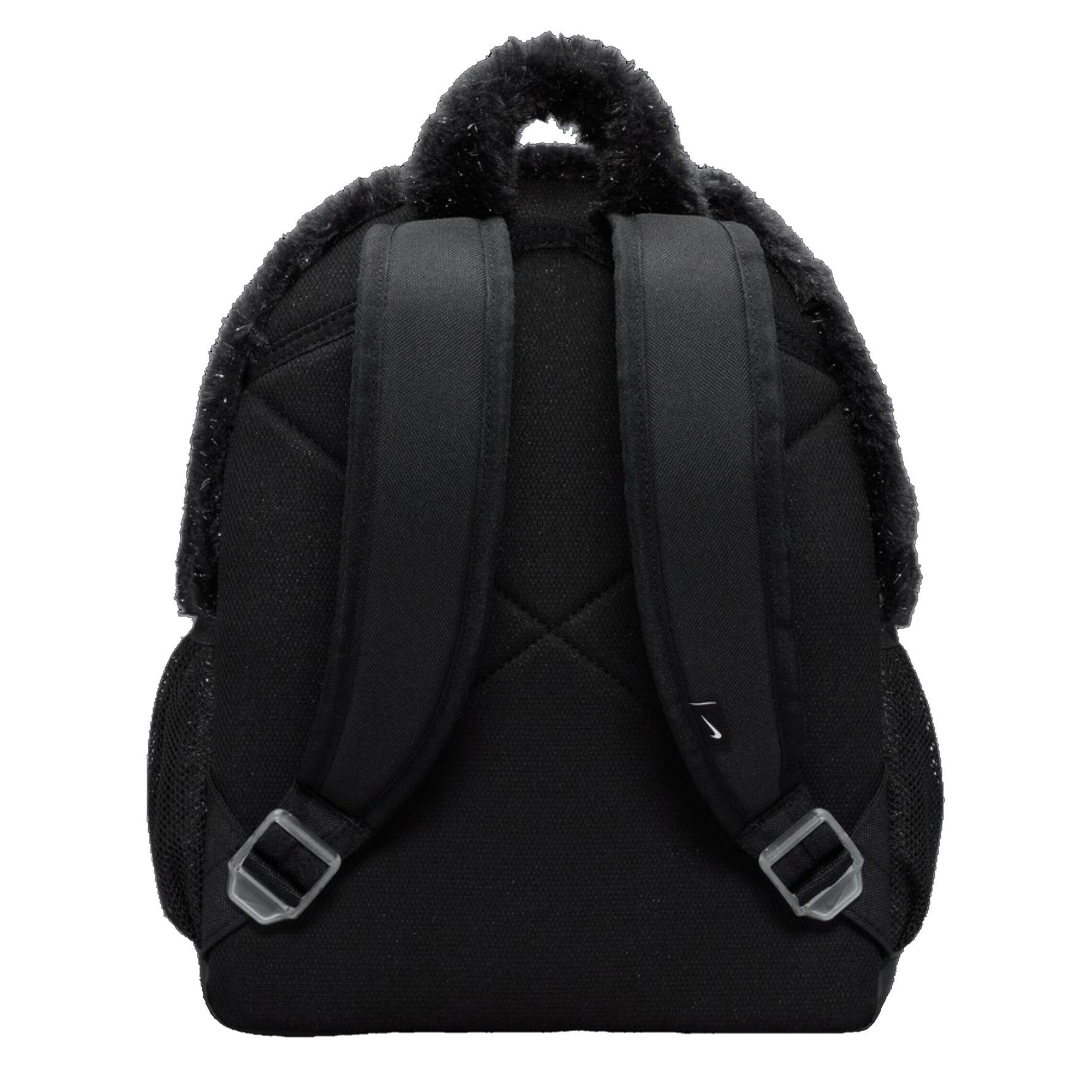 black fluffy mini backpack Faux Fur Mini Backpack – Rookie Kids