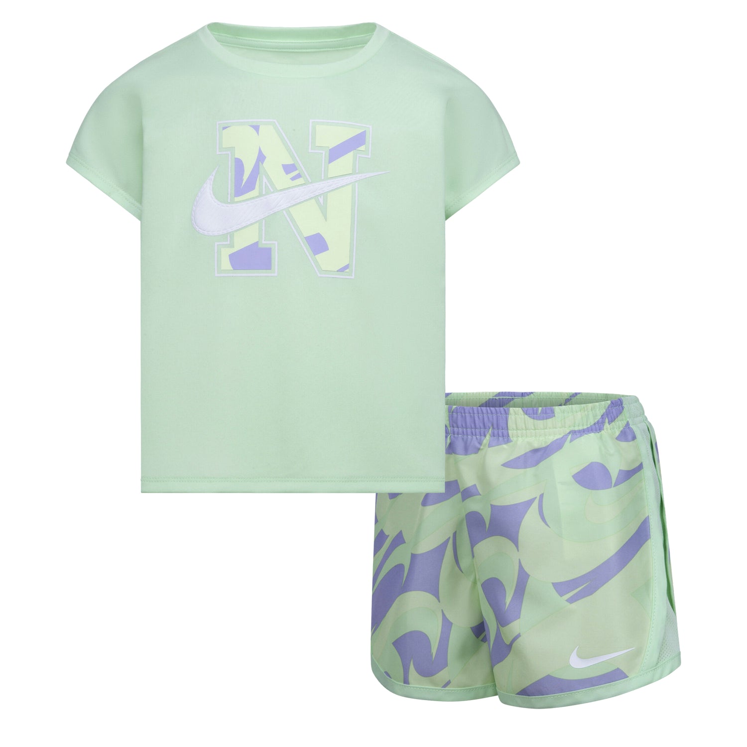 Prep In Your Step Crew & Short Set (Little Kid)