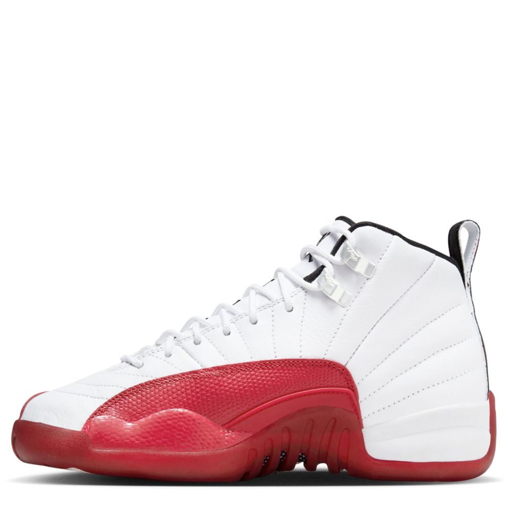 Air Jordan 12 Retro "Cherry" Big Kid Boys' Sneaker Left Side
