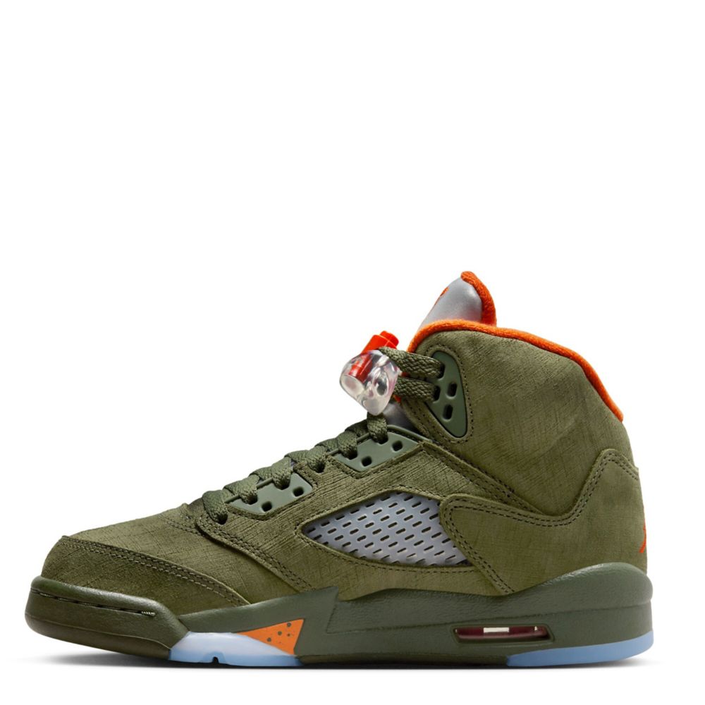 Air Jordan 5 キッズシューズ オリーブグリーン Jordan 5 Retro Olive (2024) (TD) - 440890-308 - US