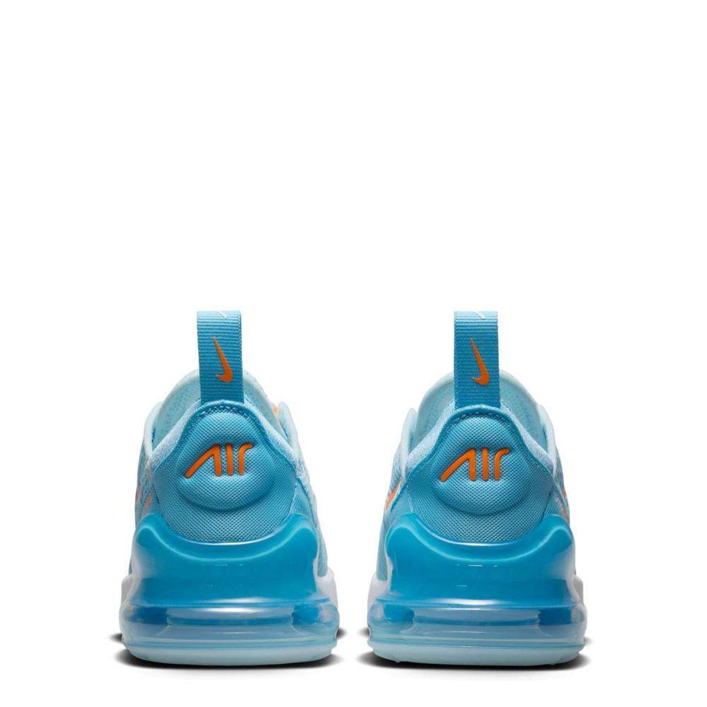 blue and orange airmax 270