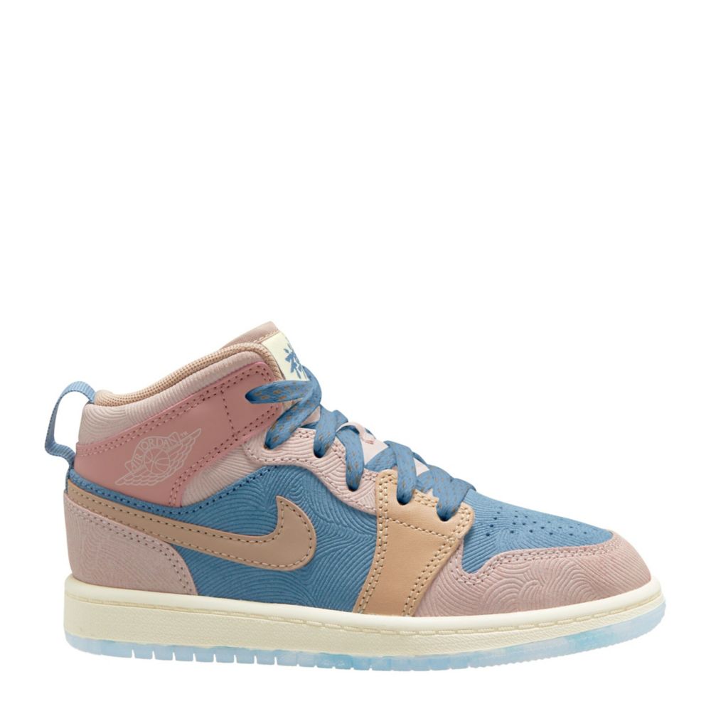 Jordan 1 Mid Sneaker School (Little Kid)