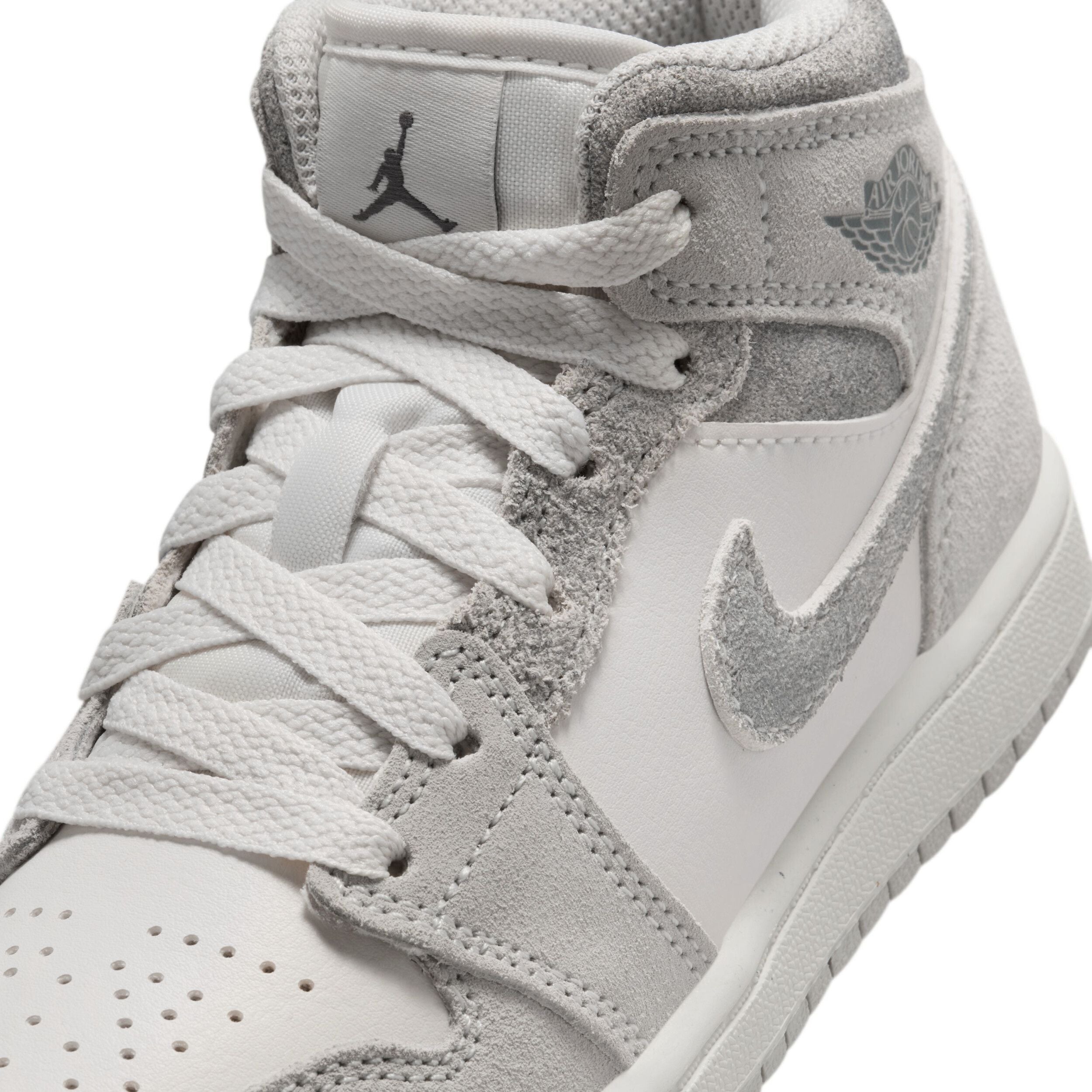 jordan air 1 mid grey junior