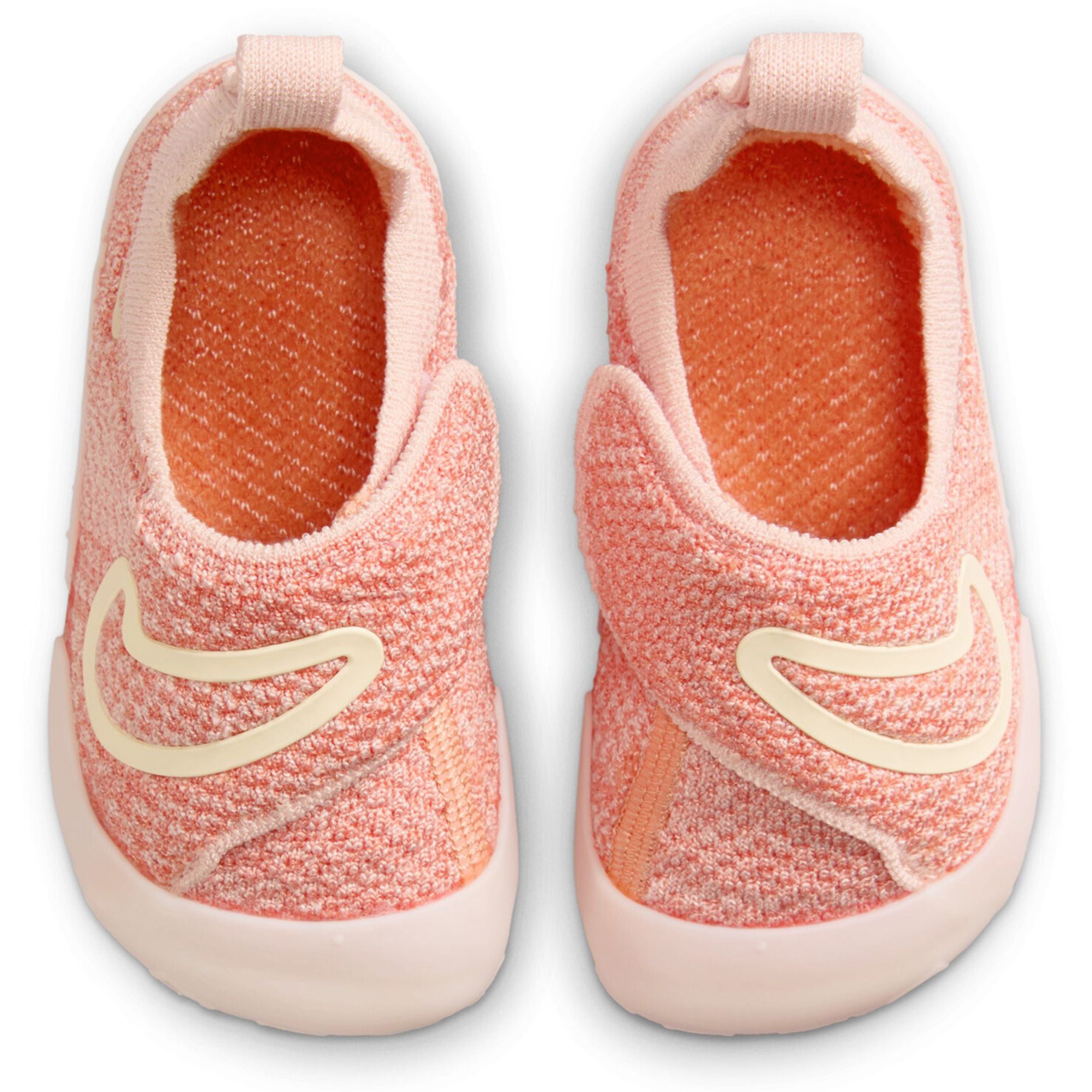 orange nike baby shoes