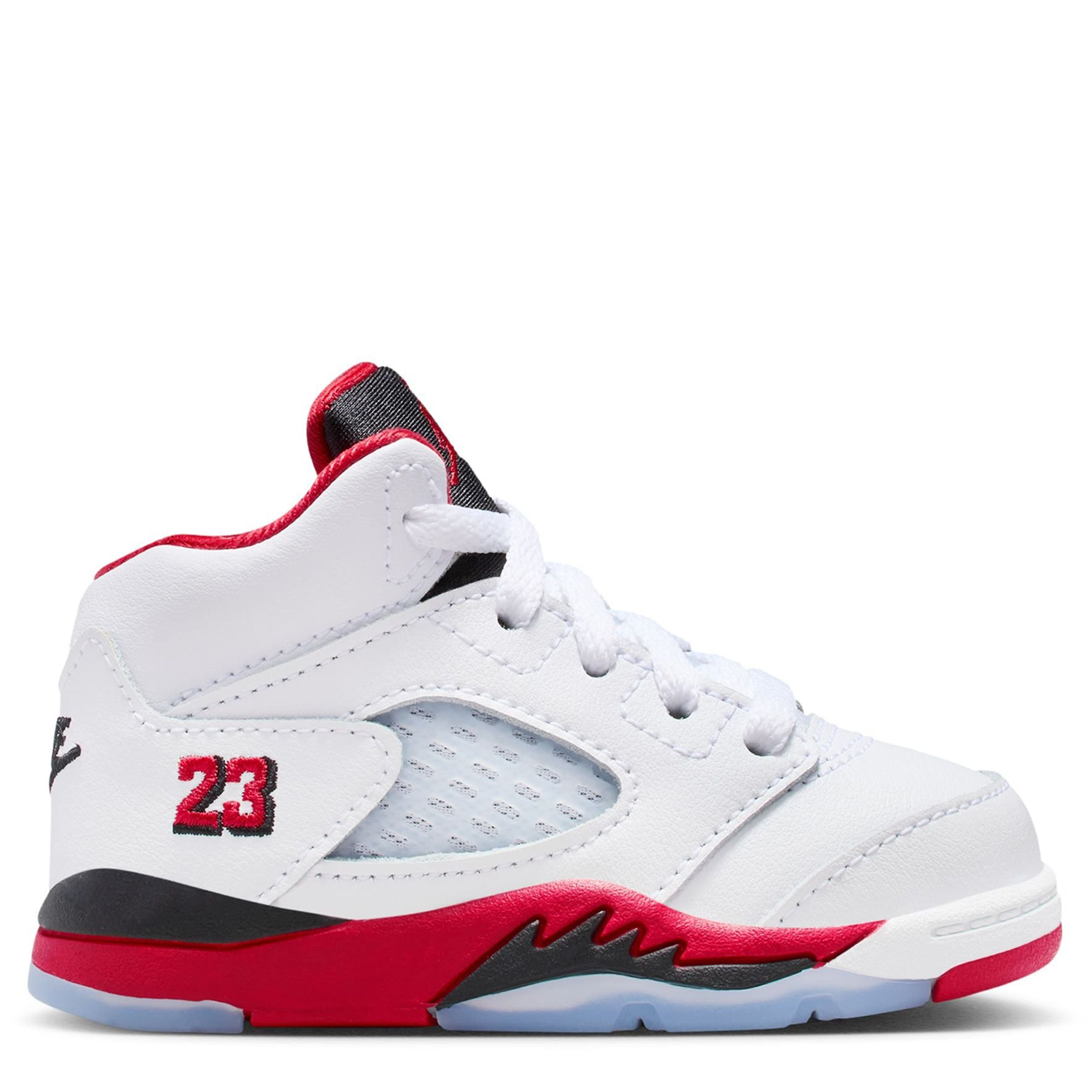 Nike Air Jordan 5 ホワイト/レッド Jordan 5 Retro (Toddler) – Rookie Kids