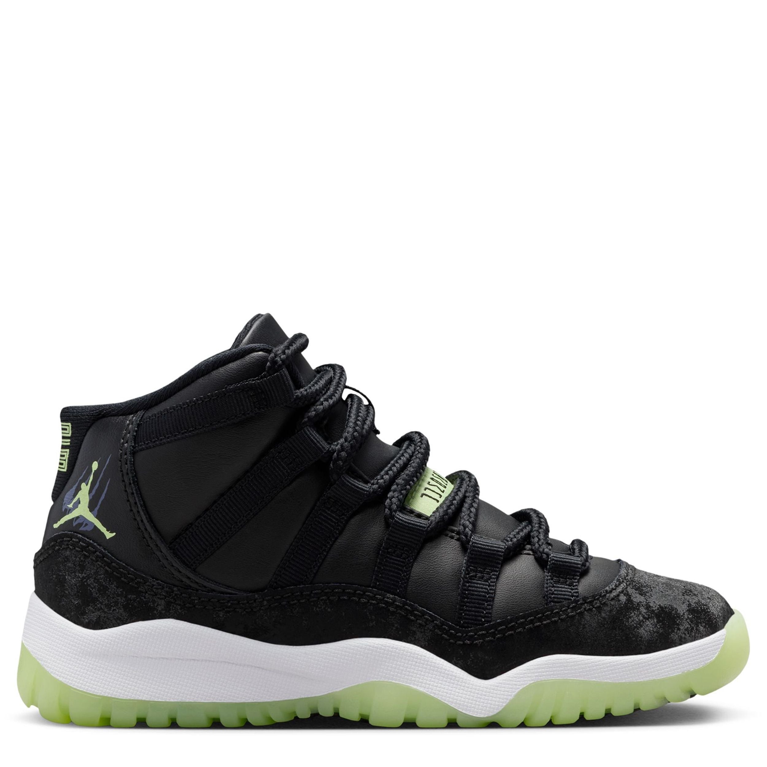 Air Jordan 11 Retro Low サイズ9 ブラック/グリーン Jordan 11 Retro (Little Kid) – Rookie Kids