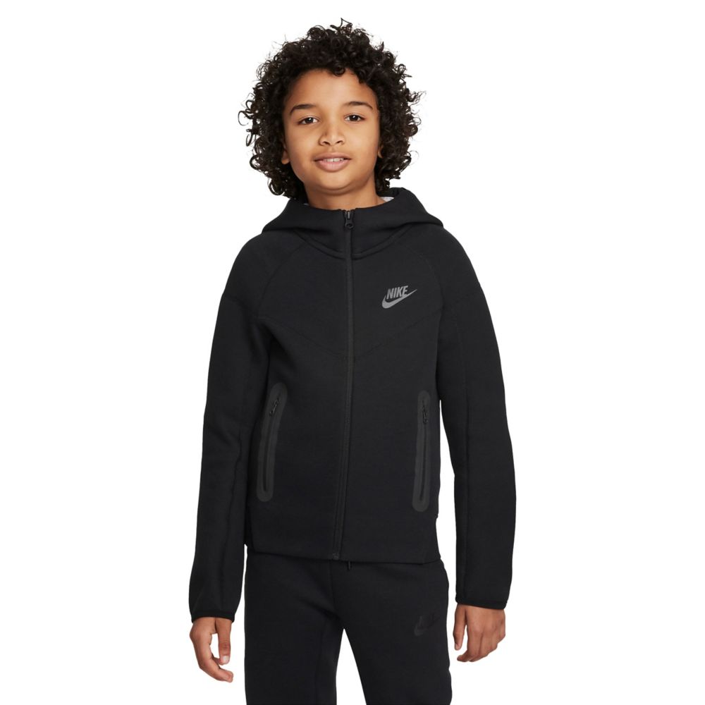 Tech Fleece Full Zip Hoodie (Big Kids)