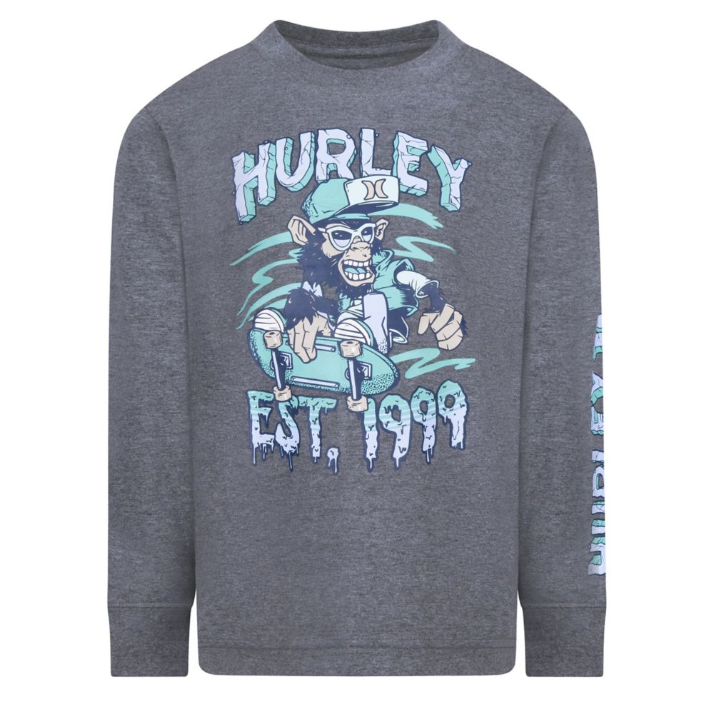 Chimp Shredder Long Sleeve Tee (Little Kids)