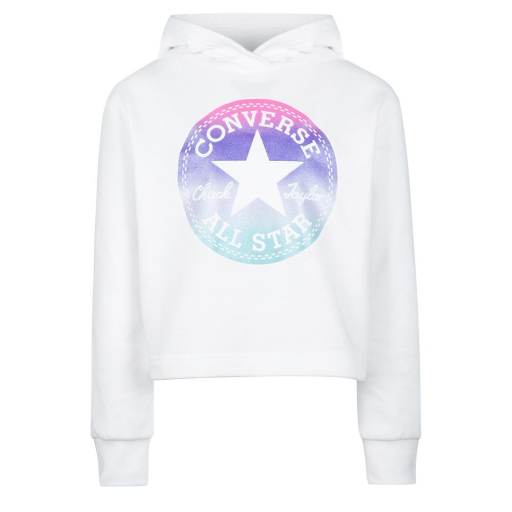 Chuck Patch Glitter Hoodie (Big Kids)