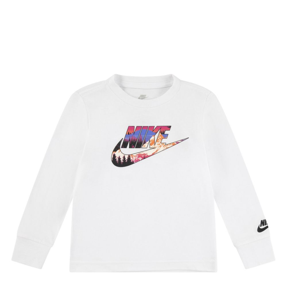 Snowscape Printed Long Sleeve Tee (Toddler)