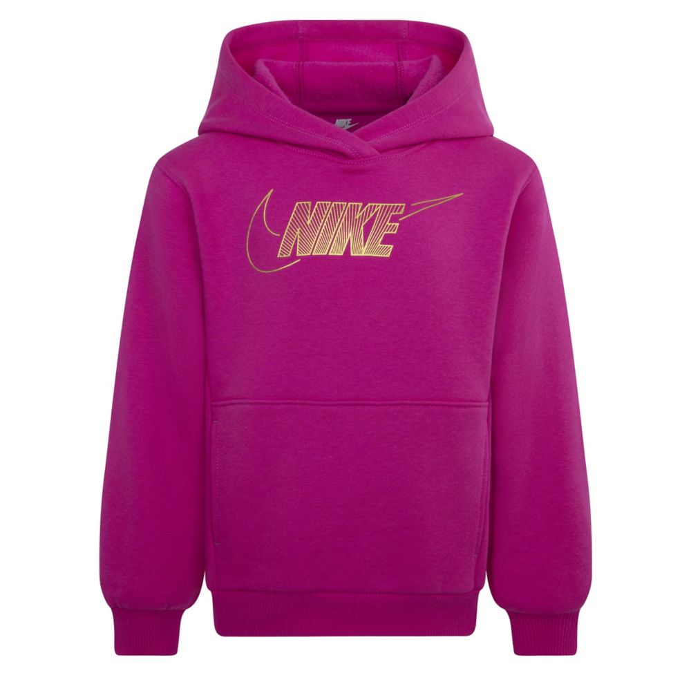 Club Fleece Shine Hoodie (Little Kid)