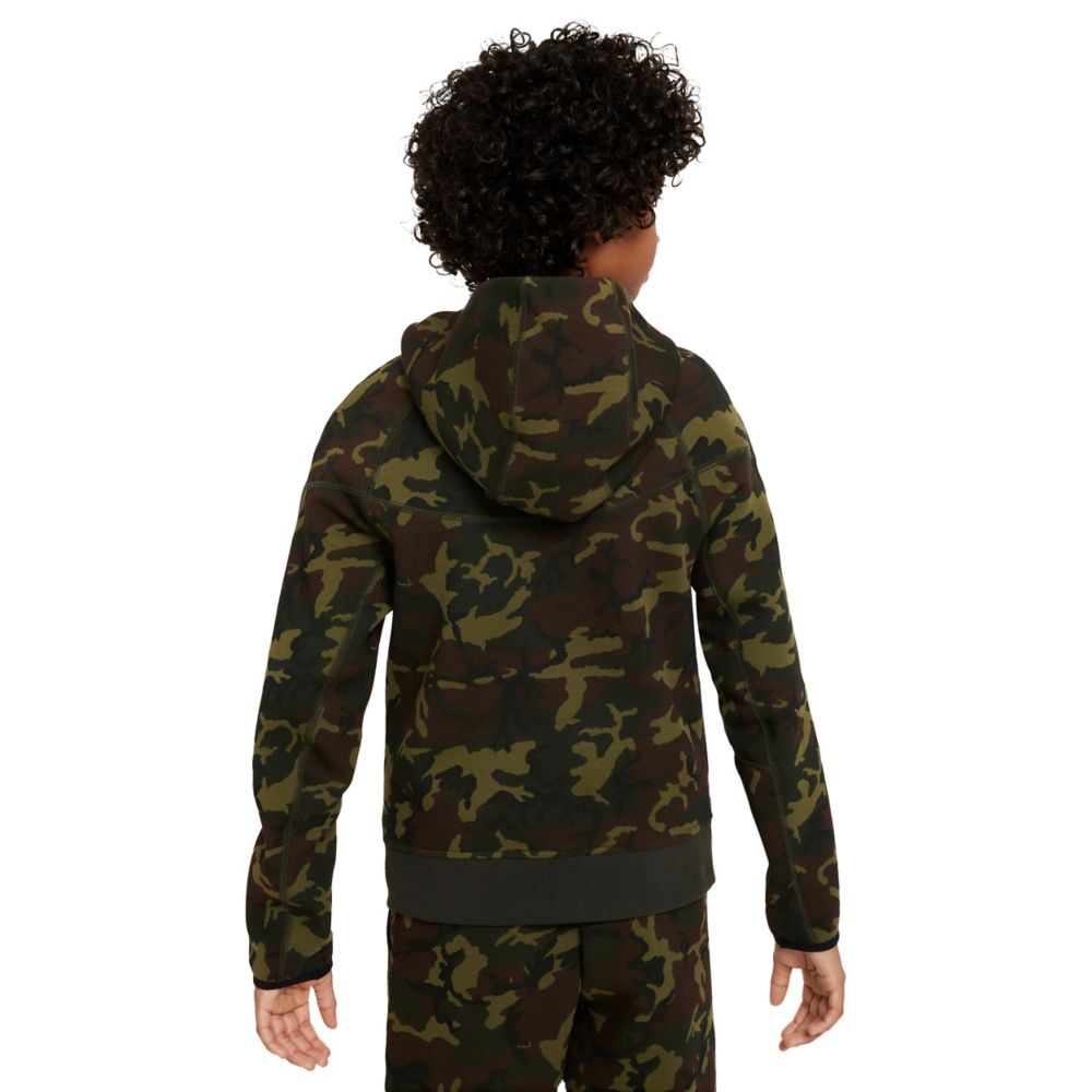 Tech Fleece Full Zip Hoodie (Big Kids)