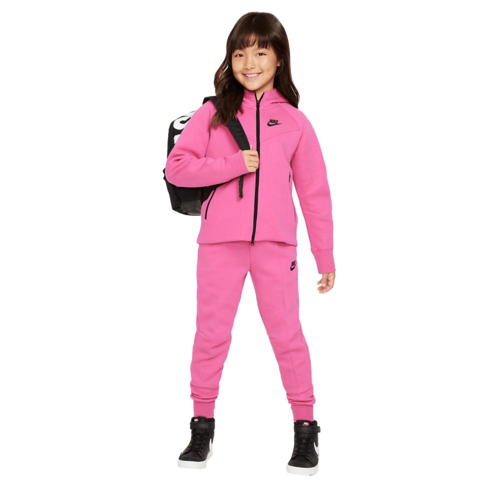pink nike tech fleece tracksuit