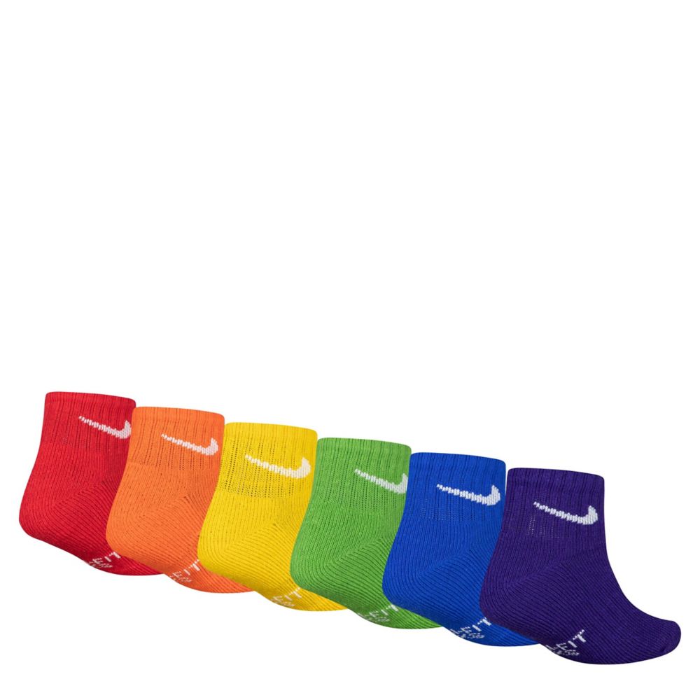 Dri-Fit Performance Basic Ankle Socks 6-Pack (5-7)
