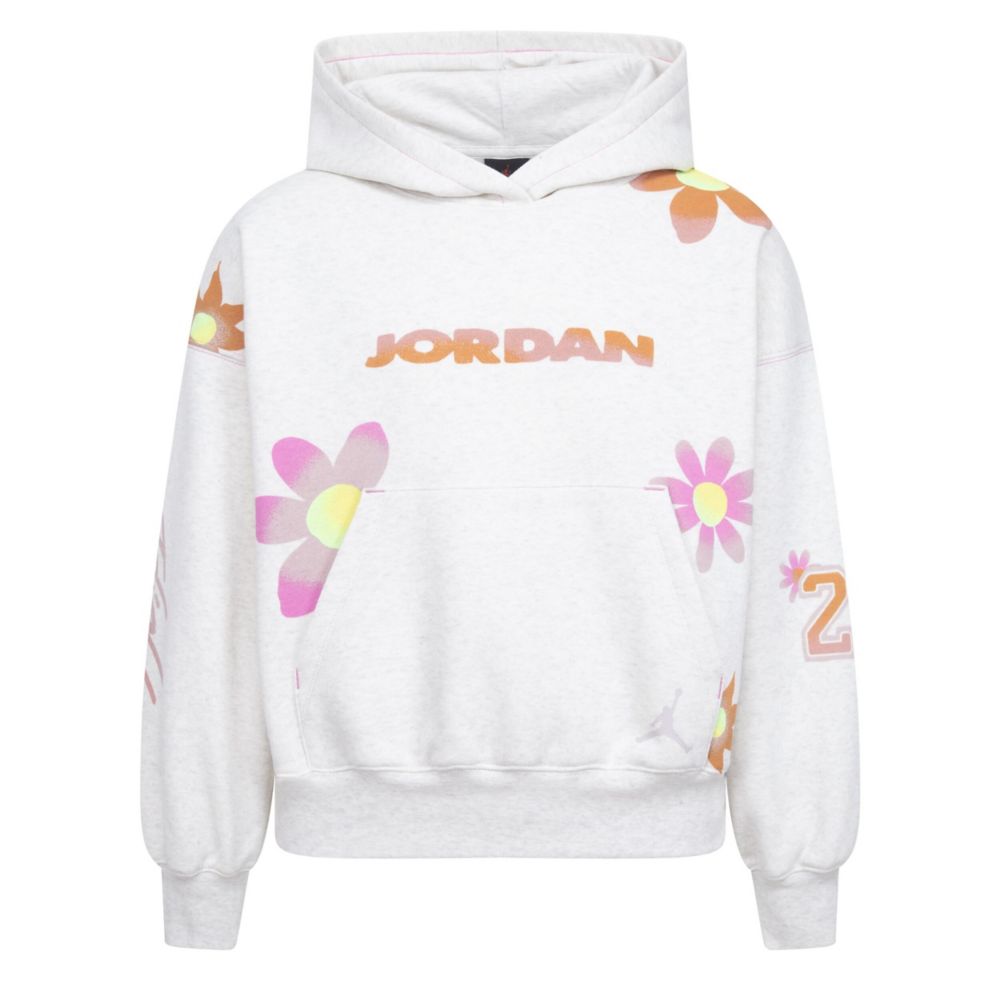 Jordan Deloris Flower Hoodie (Big Kid)