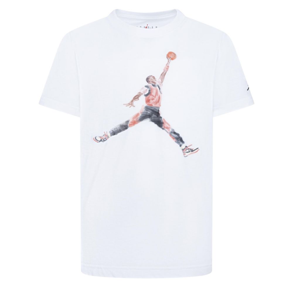 Watercolor Jumpman Tee (Big Kid)