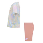 Boxy Tee & Bike Short Set (Little Kid)