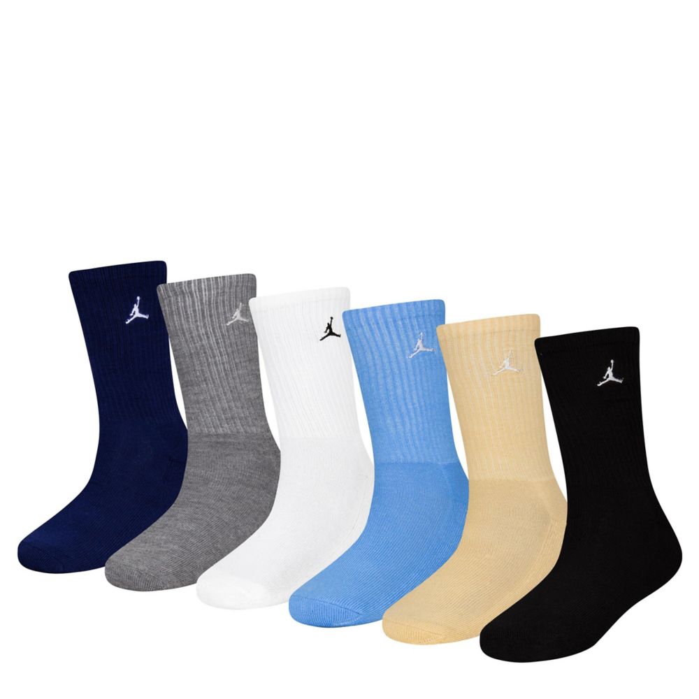Everyday Essentials Crew Socks 6-Pack (5Y-7Y)