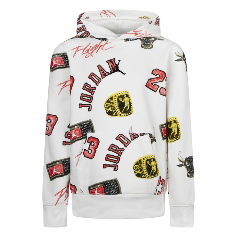 Jordan Essential Aop Flc Po Hoodie (Big Kid)