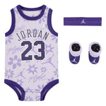 23 Jersey Printed Bodysuit 3-Piece Set (Infant)